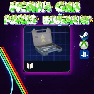 Medium Gun Parts Blueprint