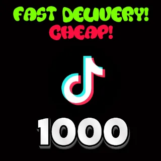 1000 Tiktok Followers