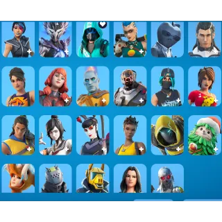 Fortnite stacked og account 150+skin