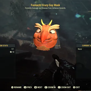 Fasnacht Crazy Guy mask