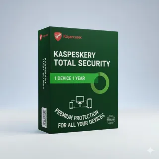 Kaspersky Total Security 1 DEVICE 1 YEAR 2026 License Key Global