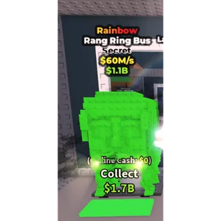 Rainbow Rang Ring Bus - 60M/s - Secret / Fast delivery!