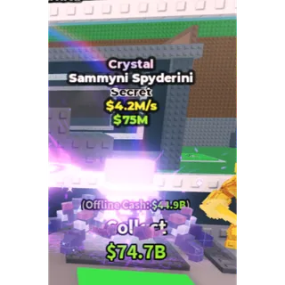 Crystal Sammyni Spyderini - 4.2+M/s - Secret M1X / Fast delivery!