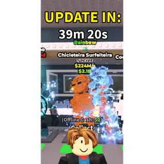 Rainbow Chicleteira Surfeiteira - 224M/s - Secret - Glitch / Fast delivery!