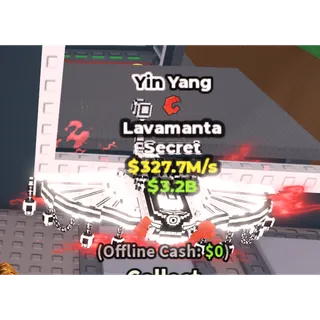 Yin Yang Lavamanta - 327.7M/s - Secret - Crab 6M / Fast delivery!