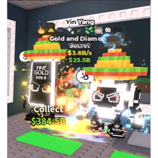 Yin Yang Gold and Diamond - 3.6B/s - Secret - 9 Traits M2X / Fast Delivery!