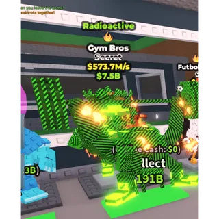 Radioactive Gym Bros - 573.7M/s - Secret - Fire / Fast delivery!
