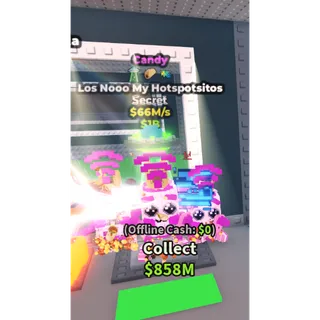 Candy Los Nooo My Hotspotsitos - 66M/s - Secret - UFO - Taco - Glitch / Fast delivery!