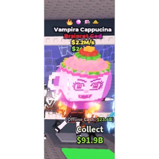 Vampira Cappucina - 125+k/s - Brainrot God M1X / Fast delivery!