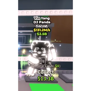 Yin Yang DJ Panda - 131.2M/s - Secret / Fast delivery!