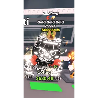 Yin Yang Gold Gold Gold - 607.5M/s - Secret - Crab - Taco / Fast delivery!