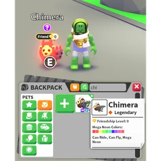 Chimera - Mega Neon Can Fly Can Ride / MFR - Legendary / Fast delivery!