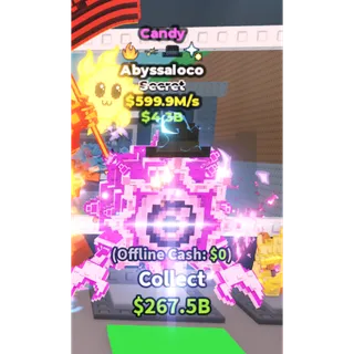 Candy Abyssaloco / ONLY 320 EXIST!!! - 599.9M/s - Secret - Fire - Bombardiro - Matteo - Starfall 1M / Fast delivery!