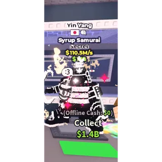 Yin Yang Syrup Samurai - 110.5M/s - Secret - Japan - Gatito NU / Fast delivery!