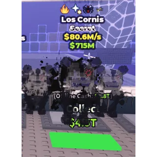 Phantom Los Cornis - 80.6M/s - Secret - Fire - Starfall - Spider - Bombardiro 7M / Fast delivery!