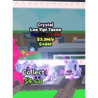 Crystal Los Tipi Tacos - 3.3M/s - Brainrot God 1M / Fast delivery!