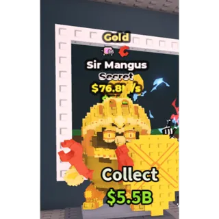 Gold Sir Mangus - 76.8M/s - Secret - Nyan - Crab M1X / Fast delivery!