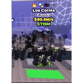 Phantom Los Cornis - 80.6M/s - Secret - Fire - Starfall - Spider - Bombardiro 7M / Fast delivery!
