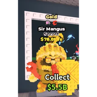 Gold Sir Mangus - 76.8M/s - Secret - Nyan - Crab M1X / Fast delivery!