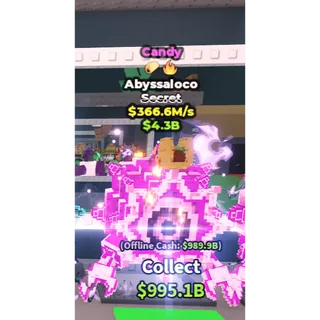 Candy Abyssaloco - 366.6M/s - Secret - Taco - Fire / Fast delivery!