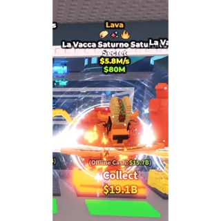 Lava La Vacca Saturno Saturnita - 5.8M/s - Secret - Taco - Fireworks - Fire / Fast delivery!