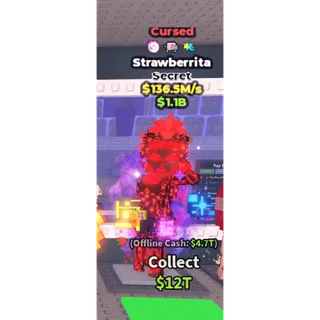 Cursed Strawberrita - 136.5M/s - Secret - Asteroid - Nyan - Glitch 10M / Fast delivery!