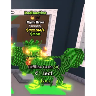 Radioactive Gym Bros / ONLY 477 EXIST!!! - 722.5M/s - Secret - Fire - Spider MX / Fast delivery!