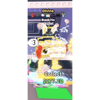 Divine Baskito / Super Rate Green Egg Trait!!! - 600M/s - Secret - Green Egg +6 More 6M / Fast delivery!
