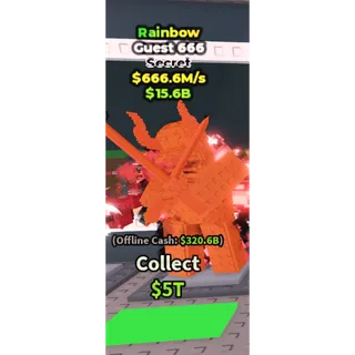 Rainbow Guest 666 - 666.6M/s - Secret 10M / Fast delivery!