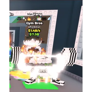 Yin Yang Gym Bros / ONLY 36 EXISTS!!! - 1.4B/s - Secret - Fire - Bombardiro - Matteo - Shark - Starfall - Spider MX