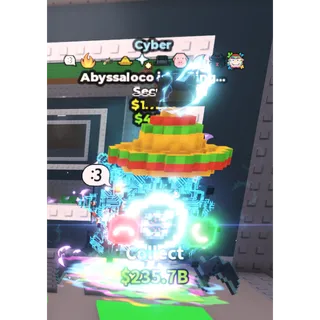 Cyber Abyssaloco is Calling... / RARE John Pork Trait !!! - 1.7B/s - Secret - 10 Traits M4X / Fast delivery!