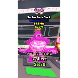 Candy Jacko Jack Jack / SUPER RARE! - 1.6M/s - Brainrot God - Nyan - Taco / Fast delivery!