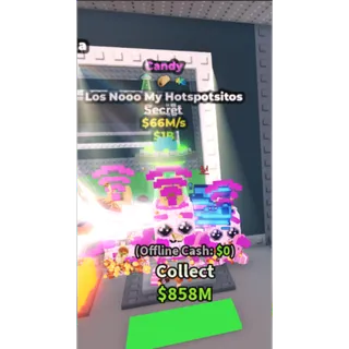 Candy Los Nooo My Hotspotsitos - 66M/s - Secret - UFO - Taco - Glitch / Fast delivery!