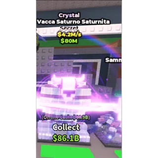 Crystal La Vacca Saturno Saturnita - 4.2+M/s - Secret M1X / Fast delivery!