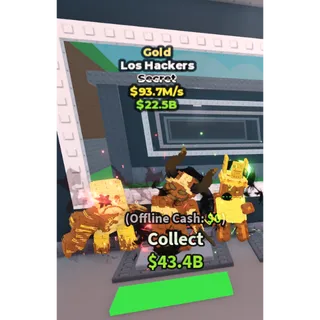 Gold Los Hackers / ONLY 892 EXIST!!! - 93.7/s - Secret NU / Fast delivery!