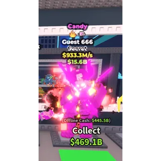 Candy Guest 666 - 933.3M/s - Secret - Fire - Nyan / Fast delivery!