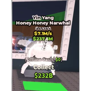 Yin Yang Honey Honey Narwhal - 7.1M/s - Secret M2X / Fast delivery!
