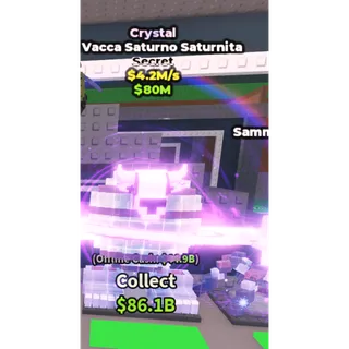 Crystal La Vacca Saturno Saturnita - 4.2+M/s - Secret M1X / Fast delivery!