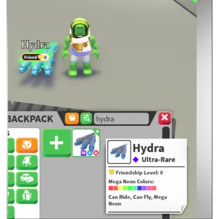 Hydra - Mega Neon Can Fly Can Ride / MFR - Ultra-Rare / Fast delivery!
