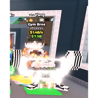 Yin Yang Gym Bros / ONLY 36 EXISTS!!! - 1.4B/s - Secret - Fire - Bombardiro - Matteo - Shark - Starfall - Spider MX