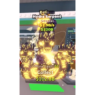 Eclipse Hydra Serpent - 2.9B/s - Secret XM / Fast delivery!