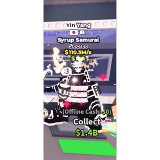 Yin Yang Syrup Samurai - 110.5M/s - Secret - Japan - Gatito NU / Fast delivery!