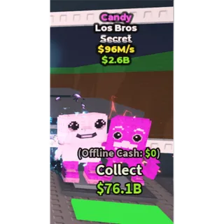 Candy Los Bros - 96M/s - Secret - Fire / Fast delivery!