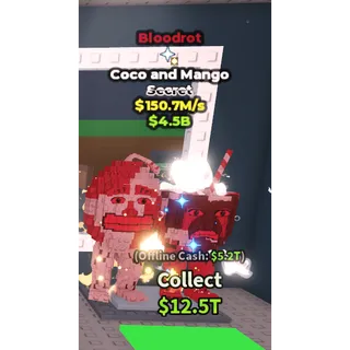 Bloodrot Coco and Mango - 150.7M/s - Secret - Starfall 10M / Fast delivery!
