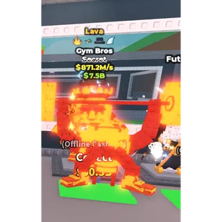 Lava Gym Bros / ONLY 97 EXISTS!!! - 871.2M/s - Secret - Fire - Bombardiro - Matteo - Shark NU4 / Fast delivery!