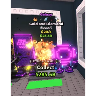 Galaxy Gold and Diamond - 2B/s - Secret - Fire - Explosive - Shark - Spider - Comet 11M / Fast delivery!