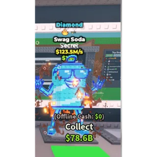 Diamond Swag Soda - 123.5M/s - Secret - Fire - Bombardiro / Fast delivery!