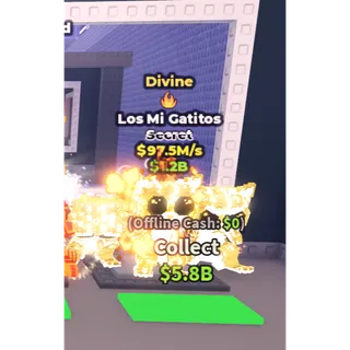 Divine Los Mi Gatitos - 97.5M/s - Secret - Fire NU4 / Fast delivery!