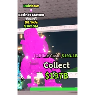 Rainbow Extinct Matteo - 8.1M/s - Secret - Bubblegum 10M / Fast delivery!
