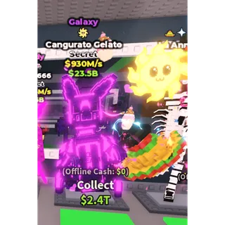 Galaxy Cangurato Gelato / RARE Sun Pet Trait!!! - 930M/s - Secret - Sun Pet MXX / Fast delivery!